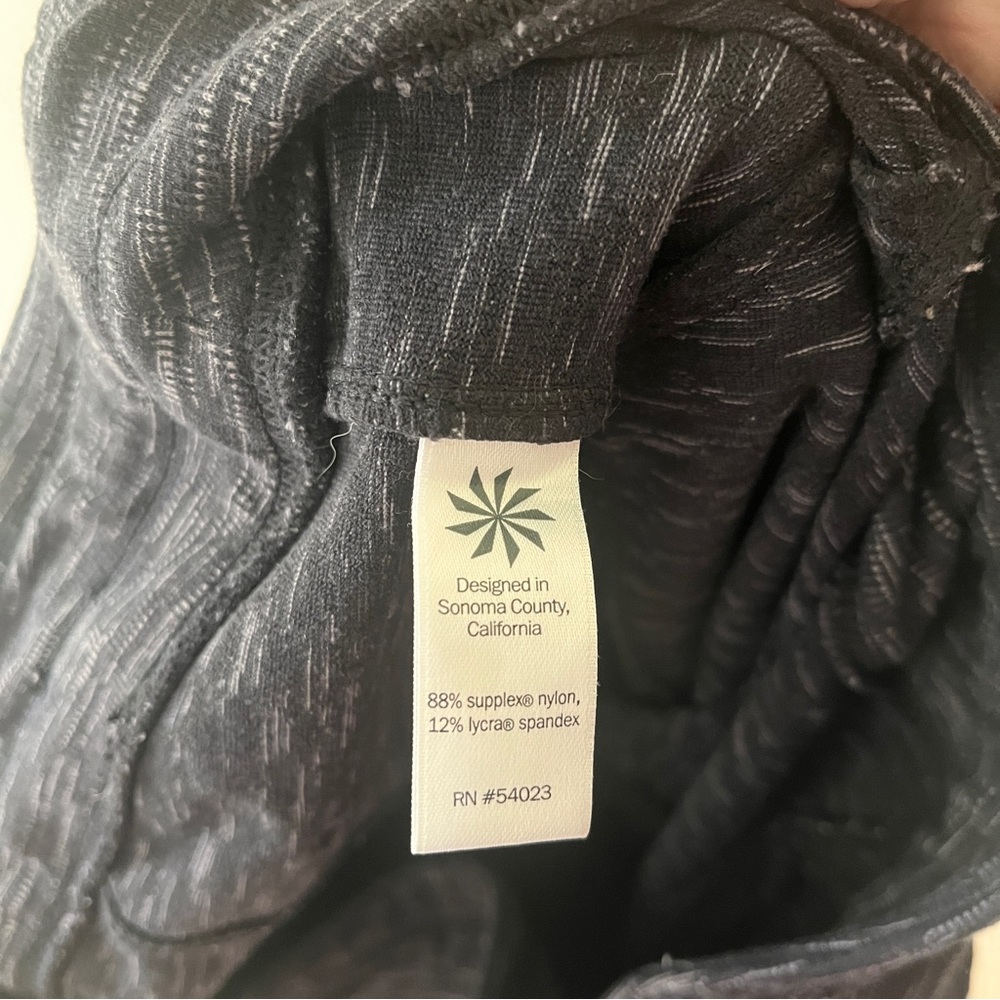 Athleta Stone Metro Slouch Heather Charcoal Gray Drawstring Pants - Small - Picture 7 of 13